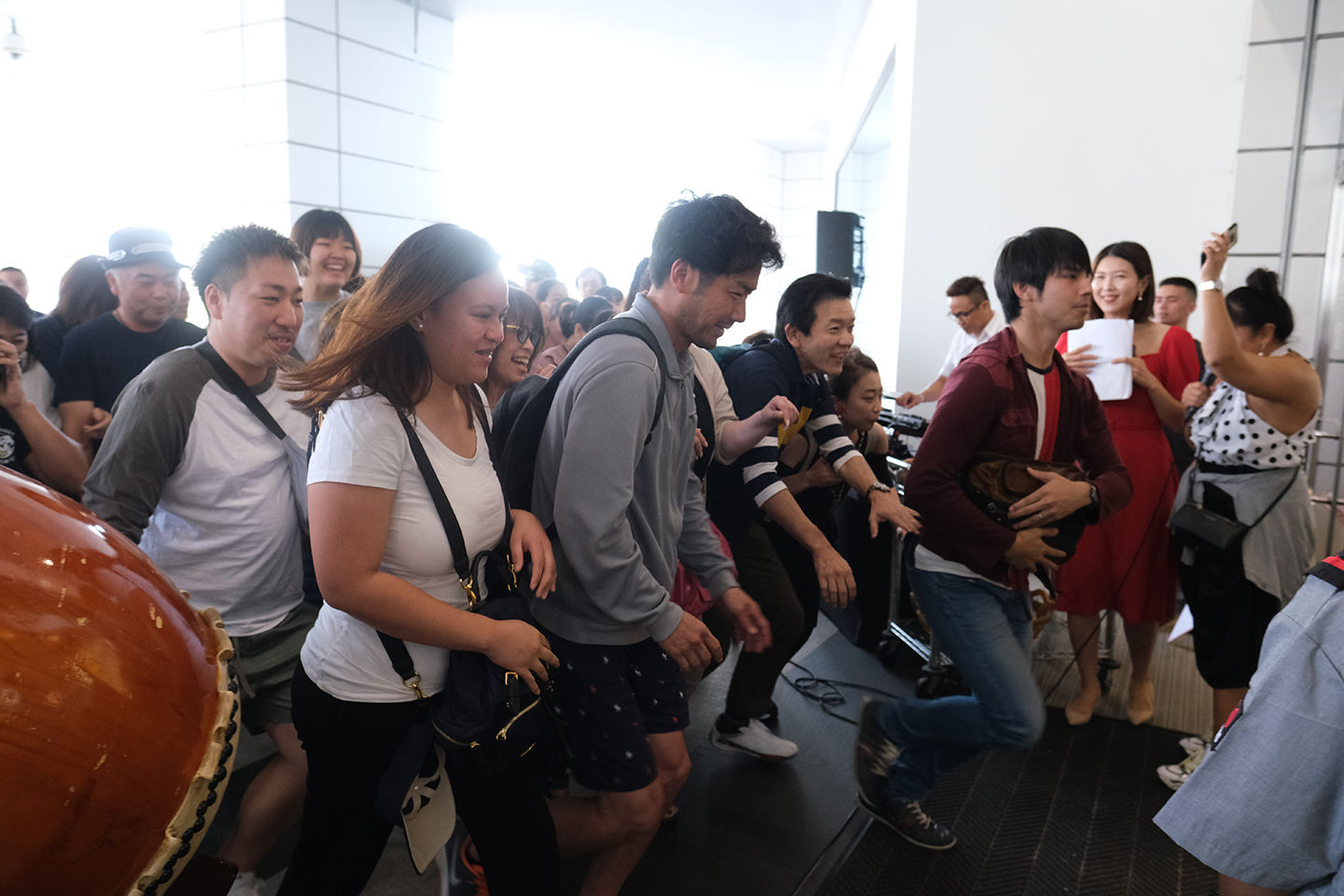 Hundreds scramble to buy mystery merchandise